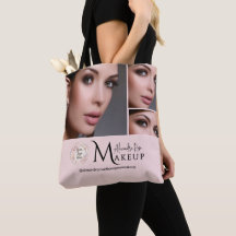 Blush Roze Script Logo Foto Make-up Artiest 