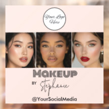 Blush Roze Script Logo Foto Make-up Studio