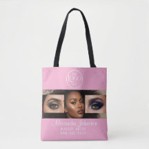Blush Roze Script Logo Foto Make-up Studio