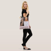 Blush Roze Script Logo Foto Make-up Studio Tote Bag (Op model)
