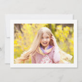 Blush roze Script Modern Sweet 16 Birthday Party Kaart (Achterkant)