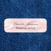 Blush roze-sik-business medewerker naamplaatje