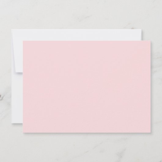 Blush Roze Simple Modern Save the Date (Achterkant)