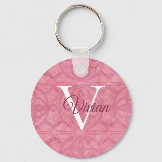 Blush roze sleutelhanger (Voorkant)