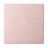 Blush Roze Solid Light Scratch keramische Tegel Tegeltje (Voorkant)