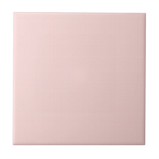 Blush Roze Solid Light Scratch keramische Tegel Tegeltje (Voorkant)
