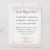 Blush Roze Spikes Girls Night Out Kaart (Voorkant)