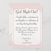 Blush Roze Spikes Girls Night Out Kaart (Voorkant / Achterkant)