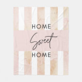 Blush Roze startpunt Fleece Deken (Voorkant)