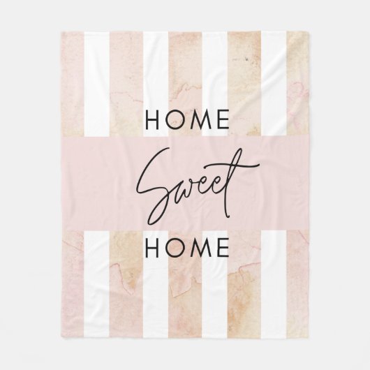 Blush Roze startpunt Fleece Deken (Voorkant)