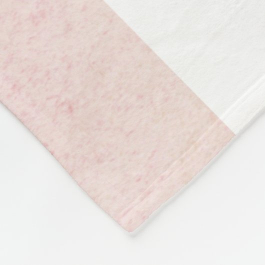 Blush Roze startpunt Fleece Deken (Hoek)