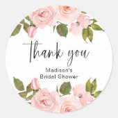 Blush roze Sticker (Voorkant)