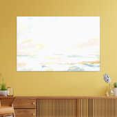 Blush Roze stralen zeeascape Fine Art Canvas afdru Afdruk (Insitu (Woonkamer))