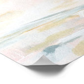 Blush Roze strandtapes - Saacape Fine Art afdrukke Poster (Hoek)