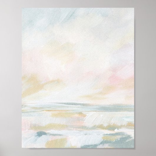 Blush Roze strandtapes - Saacape Fine Art afdrukke Poster (Voorkant)