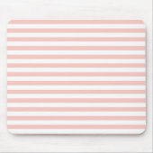 Blush roze strepen muismat (Voorkant)