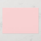 Blush roze stripes Moderne Afstuderen Foto Aankondiging (Achterkant)