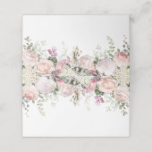 Blush Roze Sweetheart Rozen Groen Plaatskaarten Plaatskaartje (Buitenkant ongevouwen)