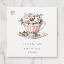Blush Roze Tea Party Meisje Baby shower