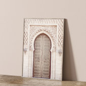 Blush Roze Terracotta Marokkaanse deur Poster