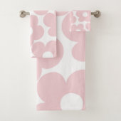 Blush roze terugverwijzing dagen #1 #decor #art bad handdoek (Insitu)