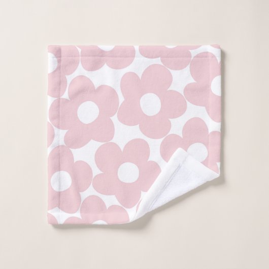 Blush roze terugverwijzing dagen #1 #decor #art bad handdoek (Wasdoekje)