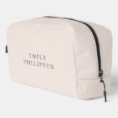 Blush roze toilettasje (Rechterhoek)