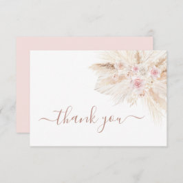 Blush roze Tropisch bedankt