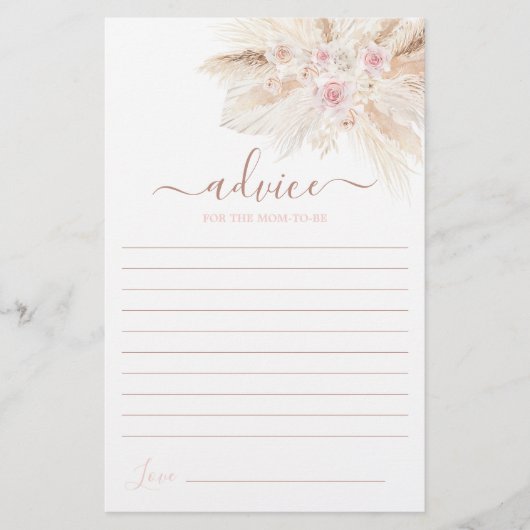 Blush roze tropische adviezen voor de moeder als k (Voorkant)