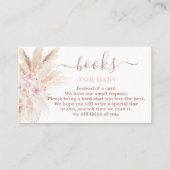 Blush roze tropische boeken voor babymeisje Kaart (Voorkant)