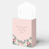 Blush Roze  Tuin Rozen Baby shower Bedankdoosjes (Geopend)