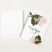 Blush roze tulpen gepersonaliseerde planner (Display)