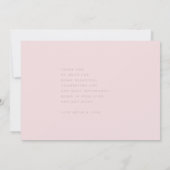 Blush Roze Ultra Modern Bold Big Bedankt Moeder (Achterkant)