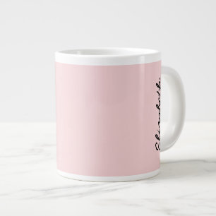 Blush Roze vaste kleur Grote Koffiekop