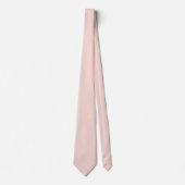 Blush Roze vaste kleur Stropdas (Voorkant)