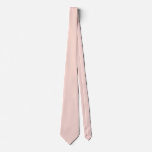 Blush Roze vaste kleur Stropdas (Voorkant)