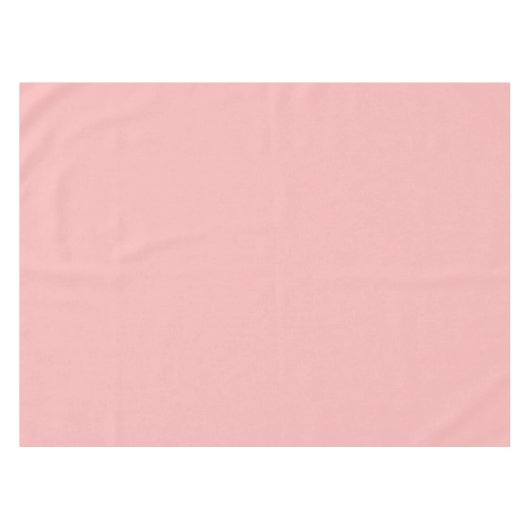 Blush Roze vaste kleur Tafelkleed (Voorkant (Horizontaal))