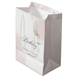 Blush roze vlinder Alle leeftijden Medium Cadeauzakje