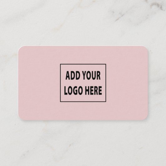 Blush roze volg scan om verbinding te maken met de visitekaartje (Achterkant)