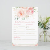 Blush roze voorspelling van Baby en adviesspel (Staand voorkant)