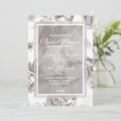 Blush roze vrijgezellenfeest bewaar de datum aankondiging (Staand voorkant)