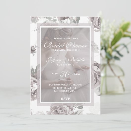 Blush roze vrijgezellenfeest bewaar de datum aankondiging (Staand voorkant)