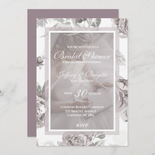 Blush roze vrijgezellenfeest bewaar de datum aankondiging (Voorkant / Achterkant)