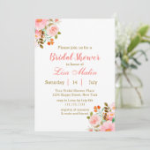 Blush Roze Vrijgezellenfeest Kaart (Staand voorkant)