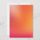 Blush Roze Vrijgezellenfeest Kaart (Achterkant)