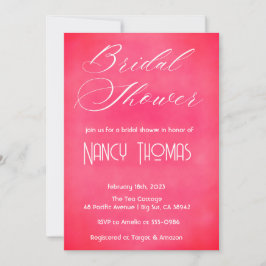 Blush Roze Vrijgezellenfeest Kaart