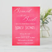 Blush Roze Vrijgezellenfeest Kaart (Staand voorkant)