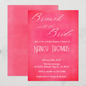 Blush Roze Vrijgezellenfeest Kaart (Voorkant / Achterkant)