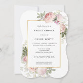 Blush Roze Vrijgezellenfeest Kaart (Voorkant)