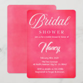 Blush Roze Vrijgezellenfeest Kaart (Voorkant / Achterkant)